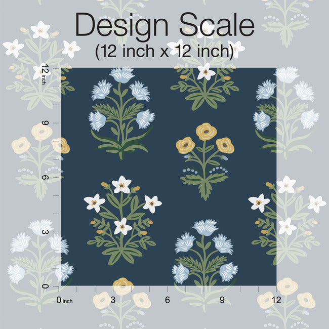 Mughal Rose Wallpaper Wallpaper Rifle Paper Co.   