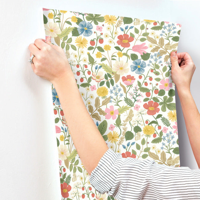 Strawberry Fields Wallpaper Wallpaper Rifle Paper Co.   
