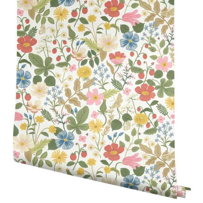 Strawberry Fields Wallpaper Wallpaper Rifle Paper Co.   