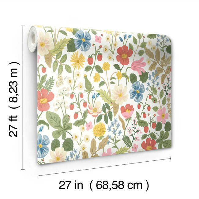 Strawberry Fields Wallpaper Wallpaper Rifle Paper Co.   
