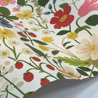 Strawberry Fields Wallpaper Wallpaper Rifle Paper Co.   