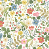 Strawberry Fields Wallpaper Wallpaper Rifle Paper Co. Double Roll White 