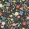 Strawberry Fields Wallpaper Wallpaper Rifle Paper Co. Double Roll Black 