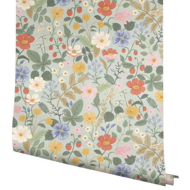 Strawberry Fields Wallpaper Wallpaper Rifle Paper Co.   
