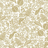 Pomegranate Wallpaper Wallpaper Rifle Paper Co. Double Roll White & Metallic Gold 