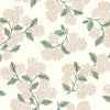 Hydrangea Wallpaper Wallpaper Rifle Paper Co. Double Roll White & Blush 