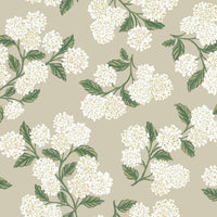 Hydrangea Wallpaper Wallpaper Rifle Paper Co. Double Roll Linen 