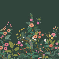 Peacock Mural Wall Mural Rifle Paper Co. Mural Emerald 