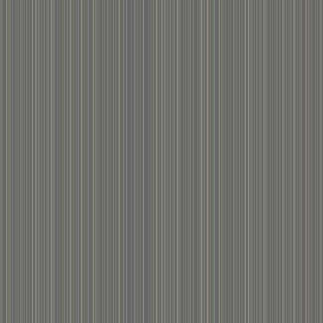 Two Color Stripe Sure Strip Wallpaper Wallpaper York Double Roll Gray/Taupe 