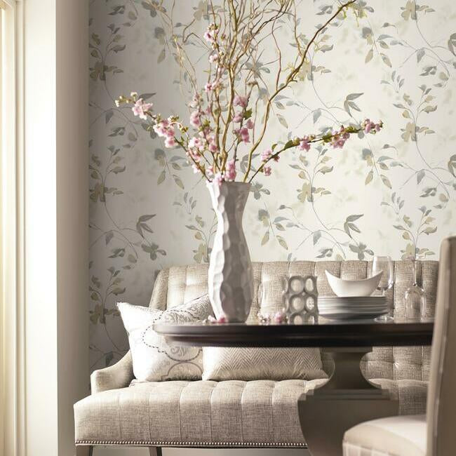 Linden Flower Wallpaper Wallpaper Candice Olson   