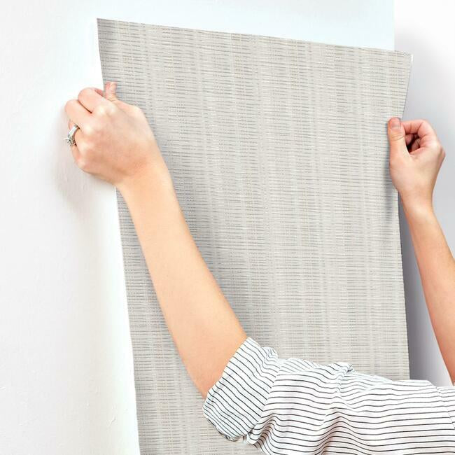 Broken Boucle Stripe Wallpaper Wallpaper York   