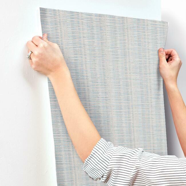 Broken Boucle Stripe Wallpaper Wallpaper York   
