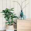 French Linen Stripe Wallpaper Wallpaper York   