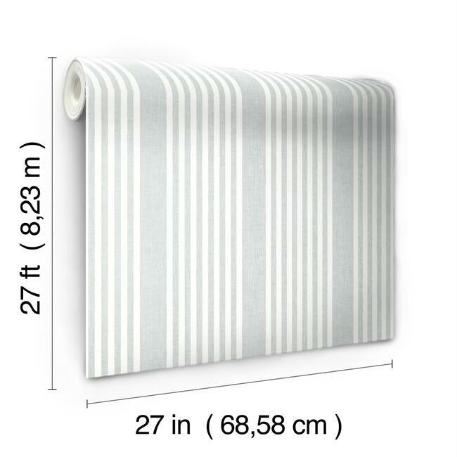 French Linen Stripe Wallpaper Wallpaper York   