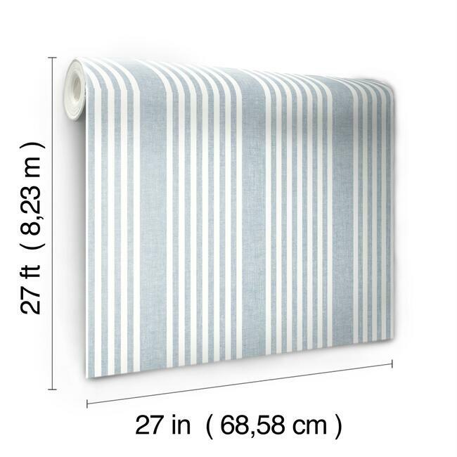 French Linen Stripe Wallpaper Wallpaper York   