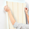 French Linen Stripe Wallpaper Wallpaper York   