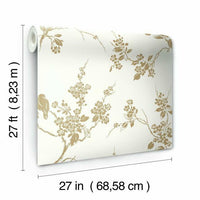 Imperial Blossoms Branch Wallpaper Wallpaper York   