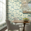 Seasons Toile Wallpaper Wallpaper Ashford House   