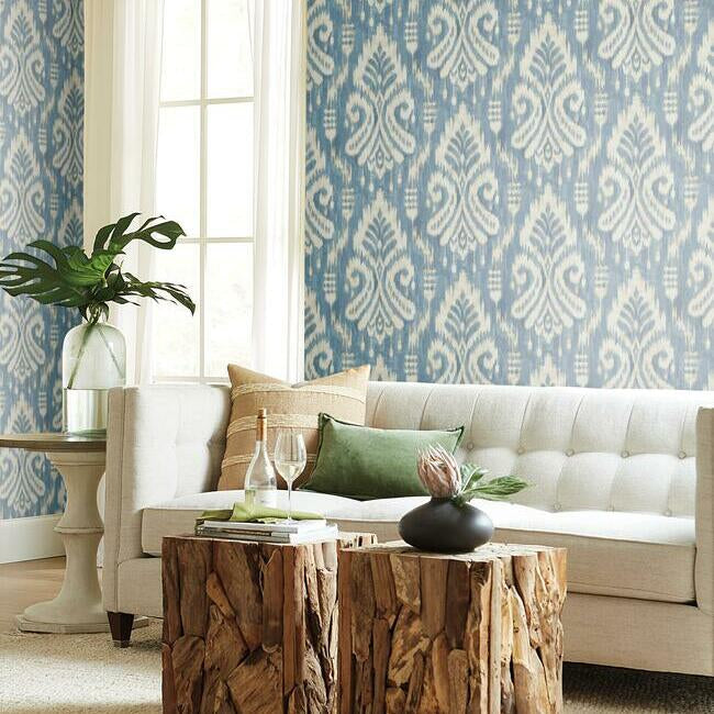 Hawthorne Ikat Wallpaper Wallpaper York   