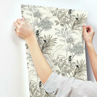 Handpainted Songbird Wallpaper Wallpaper York   