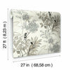 Handpainted Songbird Wallpaper Wallpaper York   