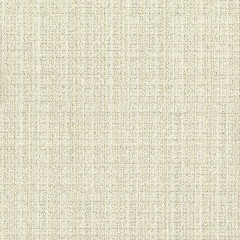 Woven Crosshatch Wallpaper Wallpaper 750 Home Double Roll Creme/Silver 