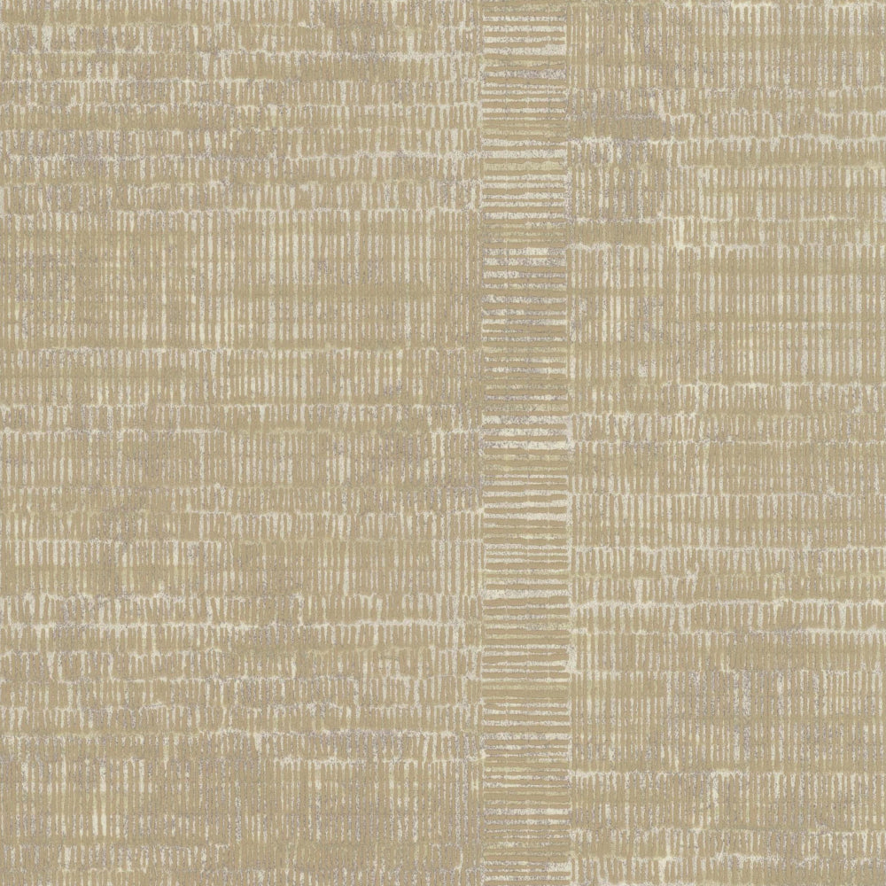 Woven Stripe Wallpaper Wallpaper 750 Home Double Roll Taupe/Blue 