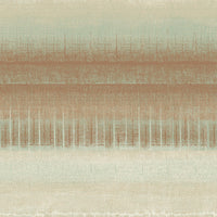 Mesa Stripe Wallpaper Wallpaper Ronald Redding Designs Double Roll Copper/Aqua 