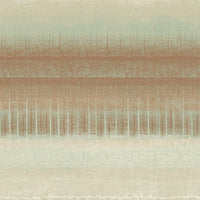 Mesa Stripe Wallpaper Wallpaper Ronald Redding Designs Double Roll Copper/Aqua 