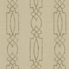 Cathedral Trellis Wallpaper Wallpaper Ronald Redding Designs Double Roll Beige/Gold 