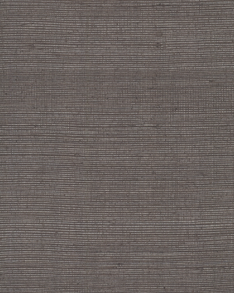 Maguey Silver and Black Sisal Wallpaper Wallpaper York Yard Silver and Black 