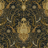 Byzance Sure Strip Wallpaper Wallpaper York Double Roll Black/Gold 
