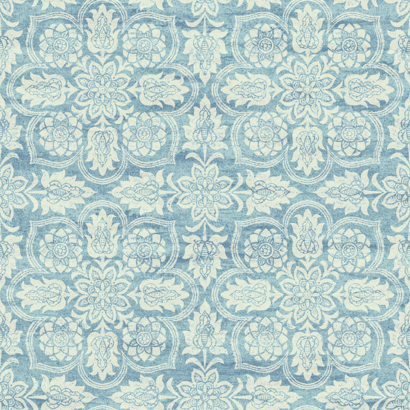 Curators Gem Wallpaper Wallpaper Waverly Double Roll Blue 
