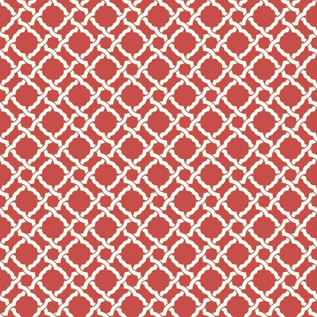 Kent Crossing Wallpaper Wallpaper Waverly Double Roll Deep Coral 