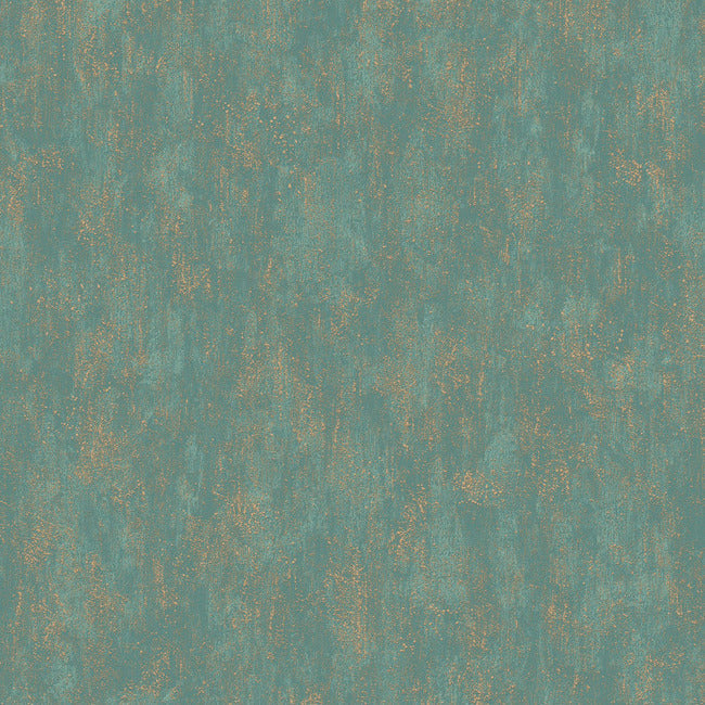 Shimmering Patina Wallpaper Wallpaper Antonina Vella Double Roll Gold On Teal 