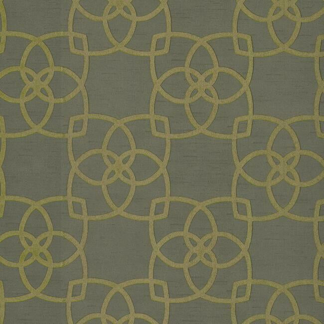 Serendipity Wallpaper Wallpaper Antonina Vella Double Roll Charcoal/Gold 