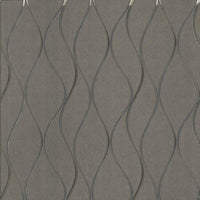 Wavy Stripe Wallpaper Wallpaper Antonina Vella Double Roll Charcoal 