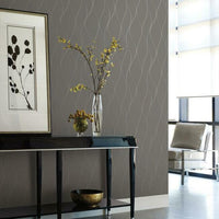 Wavy Stripe Wallpaper Wallpaper Antonina Vella   