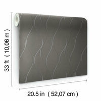 Wavy Stripe Wallpaper Wallpaper Antonina Vella   