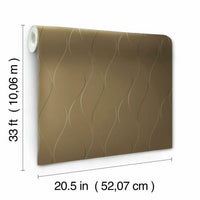 Wavy Stripe Wallpaper Wallpaper Antonina Vella   