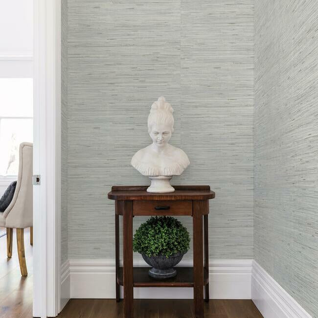 Lustrous Grasscloth Wallpaper Wallpaper York Designer Series   