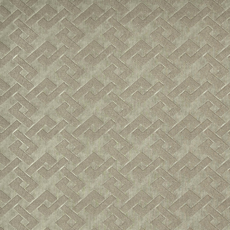 Trellis A-Go-Go Wallpaper Wallpaper York Double Roll Grey/Brown 