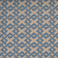 Trellis A-Go-Go Wallpaper Wallpaper York Double Roll Gold/Blue 