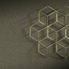 Stretched Hexagons Wallpaper Wallpaper Antonina Vella   