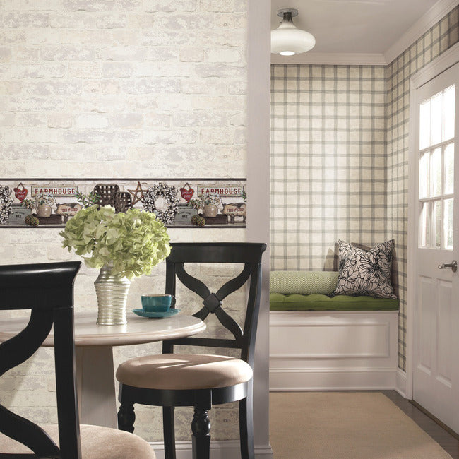 Farmhouse Shelf Border Wallpaper Border York   