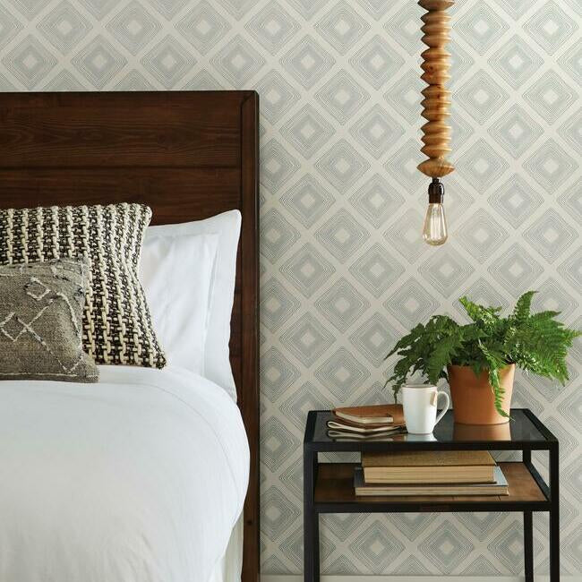 Diamond Sketch Wallpaper Wallpaper Magnolia Home   
