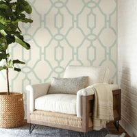 Woven Trellis Wallpaper Wallpaper Magnolia Home   