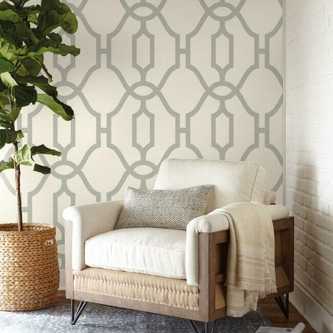 Woven Trellis Wallpaper Wallpaper Magnolia Home   