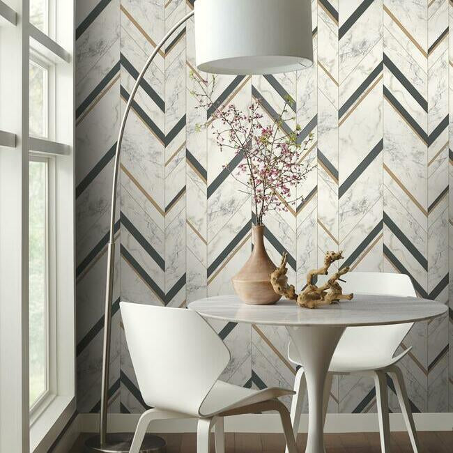 Marble Chevron Wallpaper Wallpaper York   