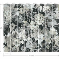 Pop Floral Wall Mural Wall Mural York   